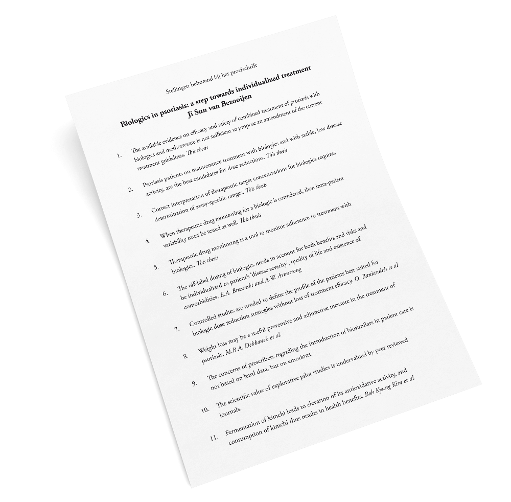 Proefschrift articles